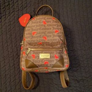 Juicy couture heart backpack Valentine’s Day gothic bag